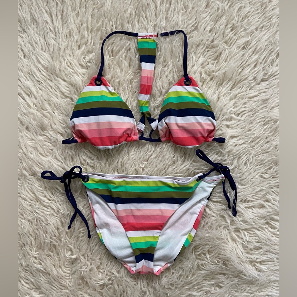 Sperry Stripe Swim Set